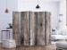 Room Divider Screen Century-old Wood II - small knots on the texture of gray wooden planks 122964 additionalThumb 2