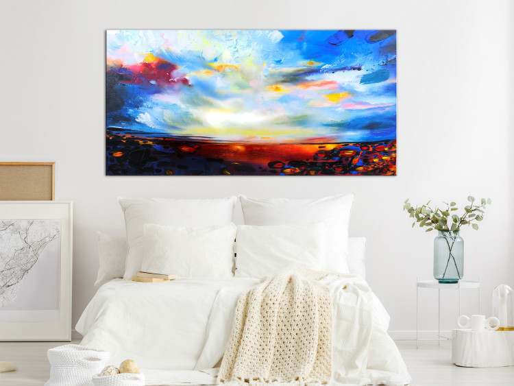 Canvas Art Print Colourful Sky (1 Part) Wide 123064 additionalImage 3