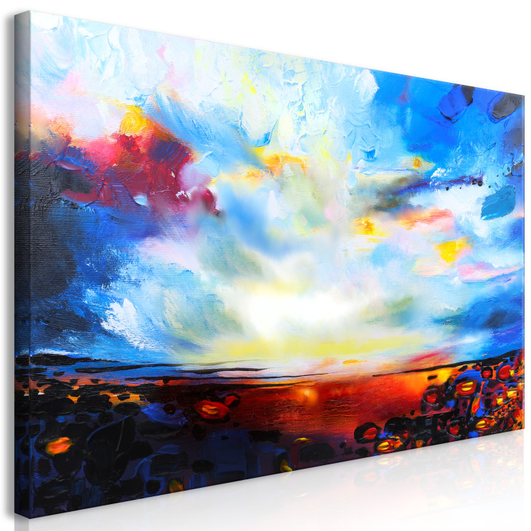 Canvas Art Print Colourful Sky (1 Part) Wide 123064 additionalImage 2
