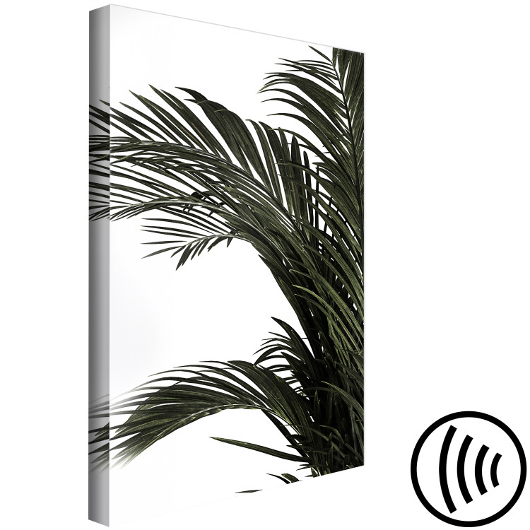 Canvas Art Print Home palm tree - minimalistic botanical motif with palm leaves 123664 additionalImage 6