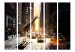 Folding Screen Giraffe in the Big City II (5-piece) - wild animal and skyscrapers 124264 additionalThumb 3