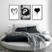 Wall art collection Opposites 124764