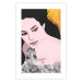 Poster Sensual and Lovingly - portrait of a woman with English tattoo 125264 additionalThumb 19