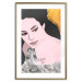 Poster Sensual and Lovingly - portrait of a woman with English tattoo 125264 additionalThumb 14