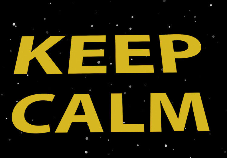 Poster Keep Calm and Ouse the Force - English text on a space background 125364 additionalImage 9