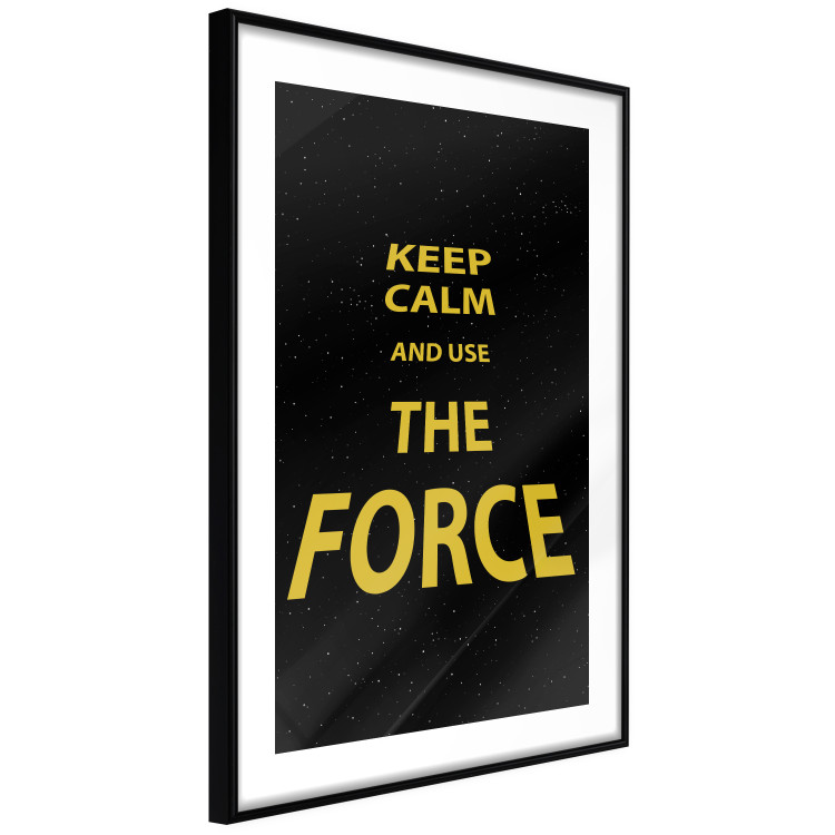 Poster Keep Calm and Ouse the Force - English text on a space background 125364 additionalImage 11