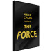 Poster Keep Calm and Ouse the Force - English text on a space background 125364 additionalThumb 10