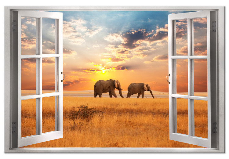 Large canvas print Evening in Congo [Large Format] 125564
