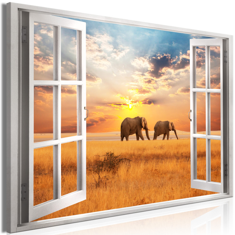 Large canvas print Evening in Congo [Large Format] 125564 additionalImage 2