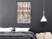 Wall Poster Choose Happy - black English text on a background of wooden planks 125864 additionalThumb 5