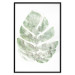 Poster Green Sketch - monstera leaf on a gently blurred white texture 126864 additionalThumb 16
