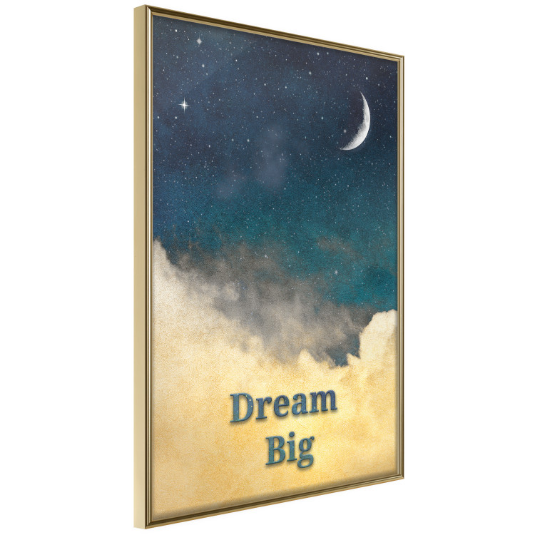 Wall Poster At Dusk - English inscriptions on a background of night sky with stars 127064 additionalImage 9