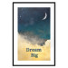 Wall Poster At Dusk - English inscriptions on a background of night sky with stars 127064 additionalThumb 15