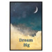 Wall Poster At Dusk - English inscriptions on a background of night sky with stars 127064 additionalThumb 16