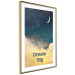 Wall Poster At Dusk - English inscriptions on a background of night sky with stars 127064 additionalThumb 5