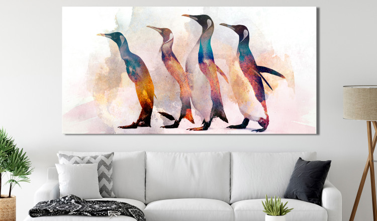 Large canvas print Penguin Wandering II [Large Format] 127564 additionalImage 5
