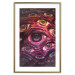 Wall Poster Psychedelic Gaze - abstract colorful waves on background of eyes 127964 additionalThumb 14