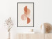 Poster Circular Structure - abstract orange geometric figures 129764 additionalThumb 24