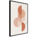 Poster Circular Structure - abstract orange geometric figures 129764 additionalThumb 13