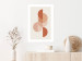 Poster Circular Structure - abstract orange geometric figures 129764 additionalThumb 3