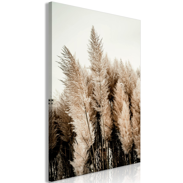Canvas Dreamy Feather (1-piece) Vertical - autumn landscape of forest nature 130464 additionalImage 2