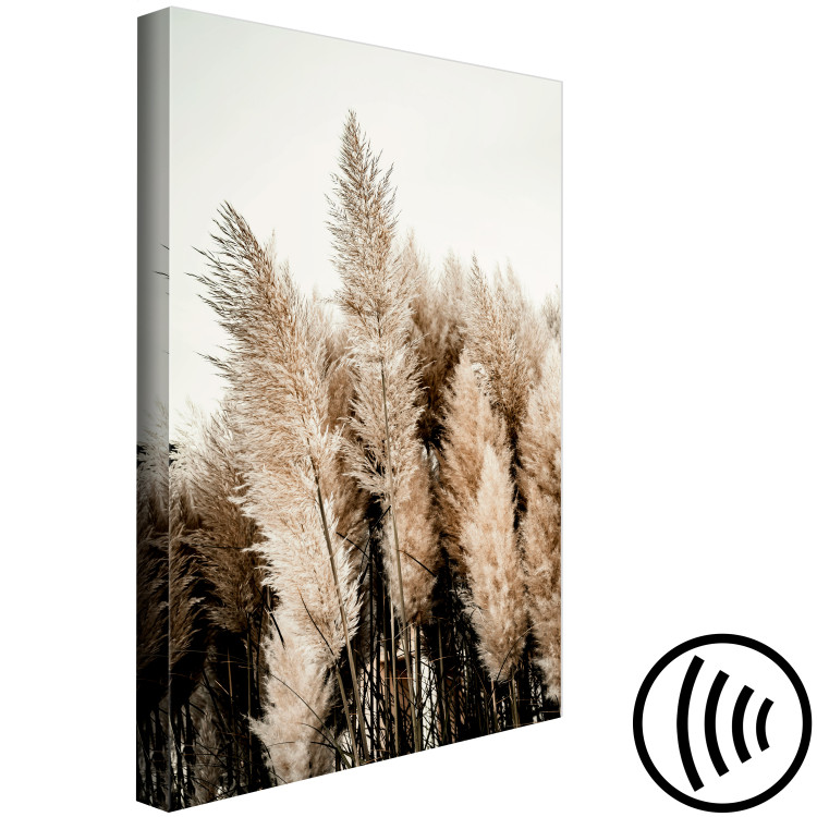 Canvas Dreamy Feather (1-piece) Vertical - autumn landscape of forest nature 130464 additionalImage 6