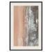 Wall Poster Shoreline - a landscape of an orange beach and sea from a bird's-eye view 130764 additionalThumb 19