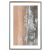 Wall Poster Shoreline - a landscape of an orange beach and sea from a bird's-eye view 130764 additionalThumb 14
