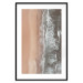 Wall Poster Shoreline - a landscape of an orange beach and sea from a bird's-eye view 130764 additionalThumb 17