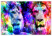 Canvas Print My Brother (1-piece) Wide - abstract and colorful animals 131964