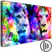 Canvas Print My Brother (1-piece) Wide - abstract and colorful animals 131964 additionalThumb 6