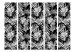 Room Separator Black and White Jungle II (5-piece) - dark background in tropical motif 133164 additionalThumb 3