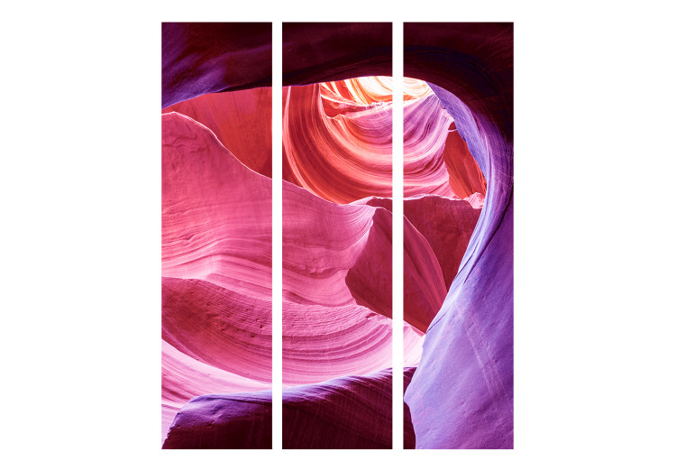 Room Separator Amazing Cave - long space of pink and purple rocks 133764 additionalImage 3