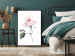 Poster Lonely Rose - natural composition of a pink plant on a white background 135764 additionalThumb 15