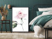 Poster Lonely Rose - natural composition of a pink plant on a white background 135764 additionalThumb 13