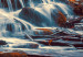 Large canvas print Awesome Waterfall - Orange II [Large Format] 136364 additionalThumb 5