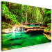 Large canvas print Emerald Waterfall II [Large Format]  137664 additionalThumb 2