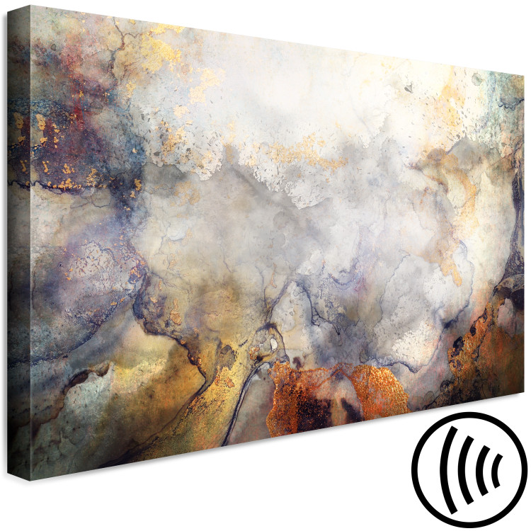Canvas Print Tangle of Soft Colors (1-piece) Wide - watercolor abstraction 138364 additionalImage 6