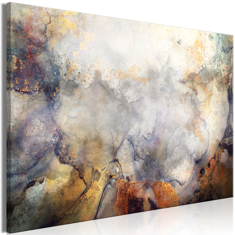 Canvas Print Tangle of Soft Colors (1-piece) Wide - watercolor abstraction 138364 additionalImage 2