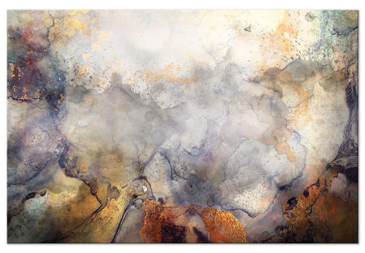 Canvas Print Tangle of Soft Colors (1-piece) Wide - watercolor abstraction 138364