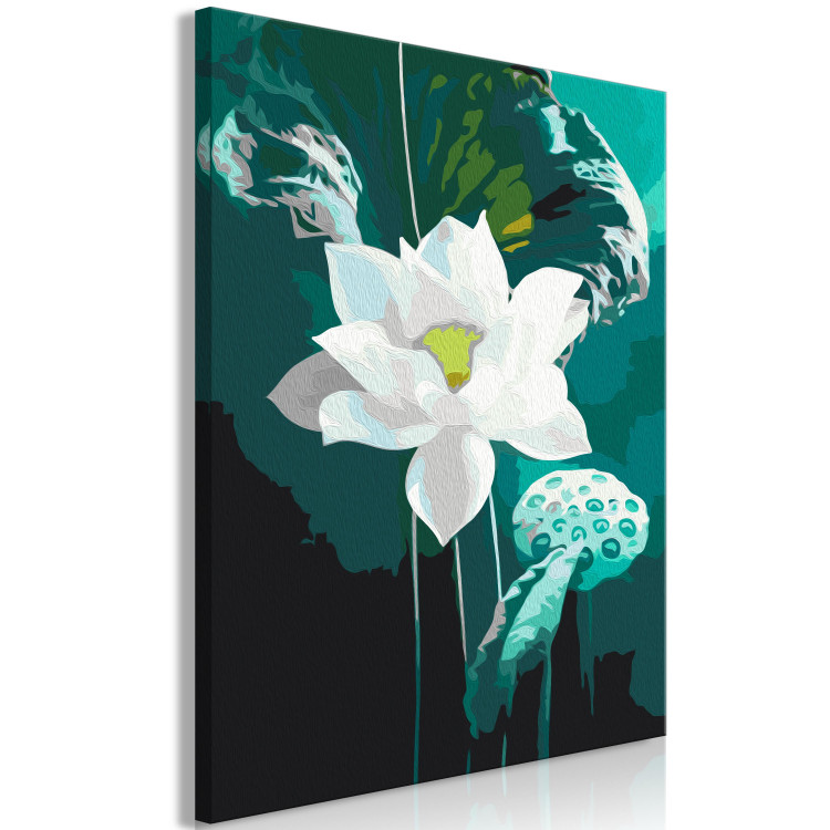 Paint by Number Kit Flower in Turquoise 138664 additionalImage 3