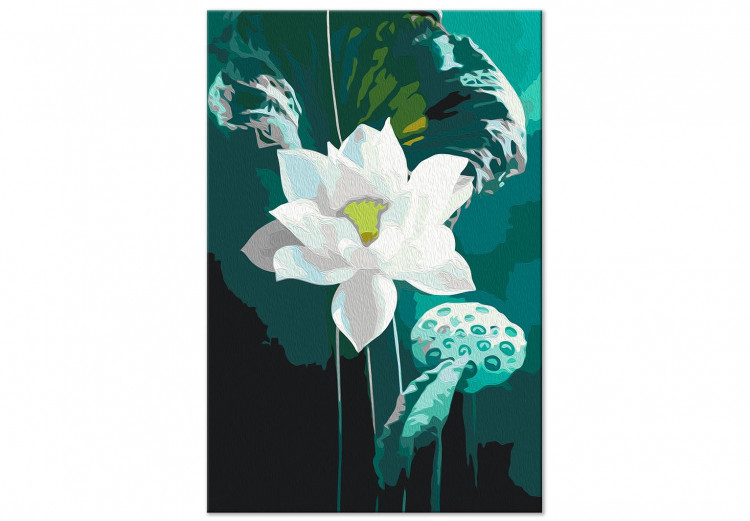 Paint by Number Kit Flower in Turquoise 138664 additionalImage 5