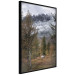 Wall Poster Autumn Guest - forest composition of an animal amidst trees against mountains 138764 additionalThumb 5