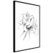 Wall Poster Drawn Flowers - black sketch of flowers on a contrasting white background 142064 additionalThumb 10