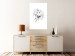 Wall Poster Drawn Flowers - black sketch of flowers on a contrasting white background 142064 additionalThumb 4