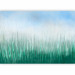 Wall Mural Tall grass - landscape with painted meadow effect against a blue sky 143764 additionalThumb 1
