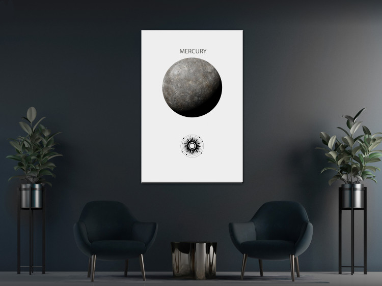 Canvas Print Mercury II - The Smallest of the Planets of the Solar System 146464 additionalImage 3