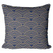 Decorative Microfiber Pillow Gold scales - a geometric pattern in an oriental style cushions 147664