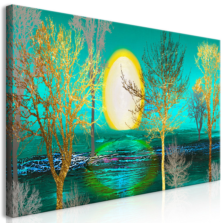 Large canvas print Golden Forest II [Large Format] 149664 additionalImage 2