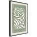 Wall Poster Plant on a Sage Background - Abstract Leaves Inspired by Matisse 150064 additionalThumb 9